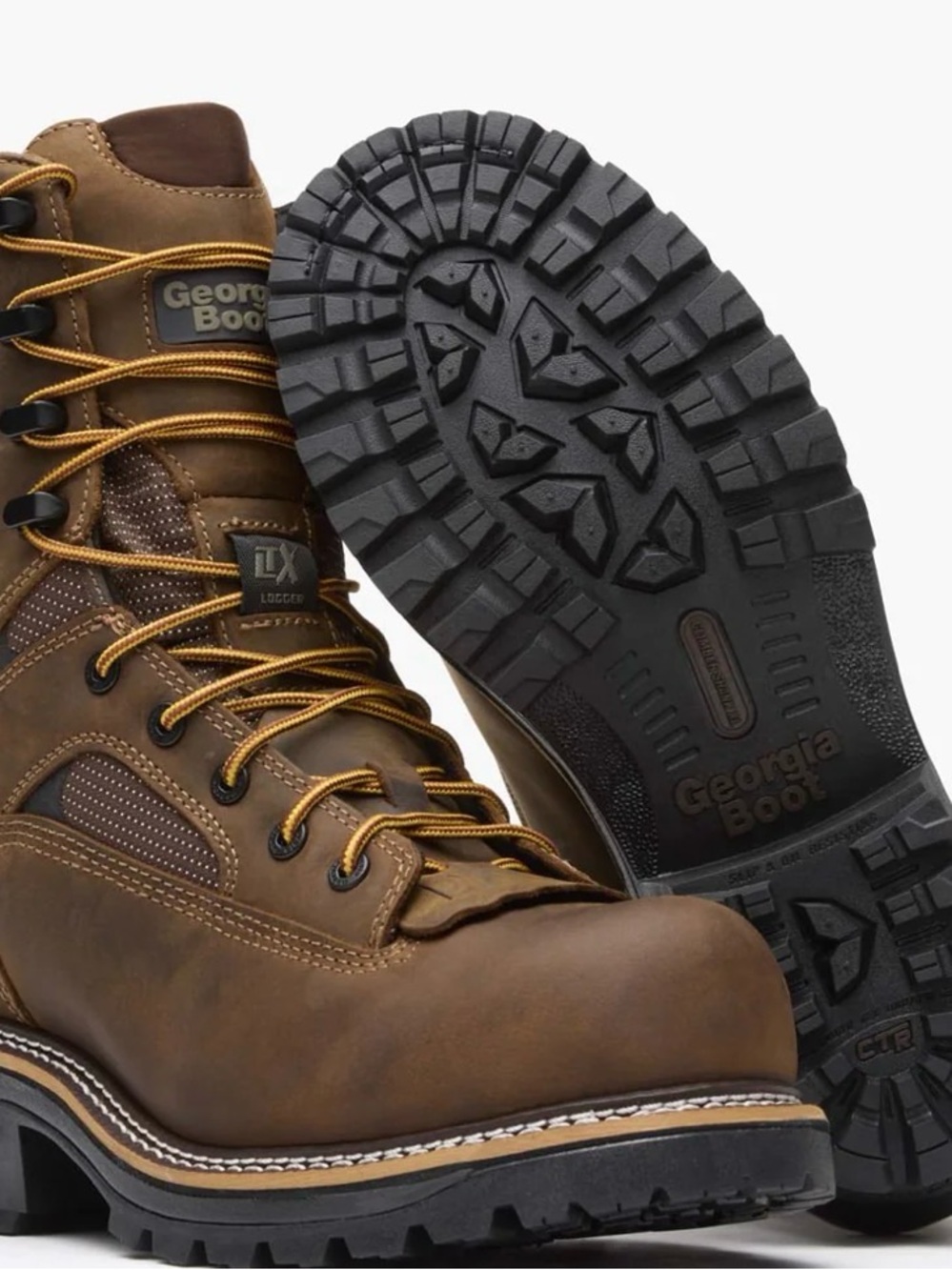 GEORGIA BOOT LTX LOGGER COMPOSITE TOE WATERPROOF WORK BOOT